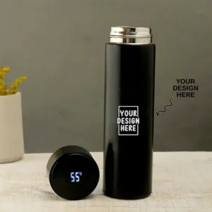 Personalized Smart Temperature Bottle with LED Display