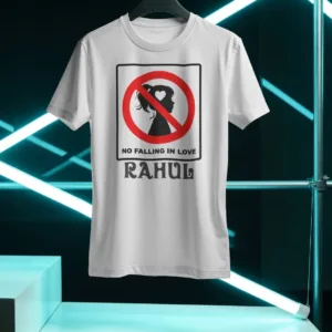 No Falling In Love T-Shirt for Heartbreak Humor