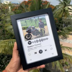 Personalized Spotify Photo Frame with Song Code